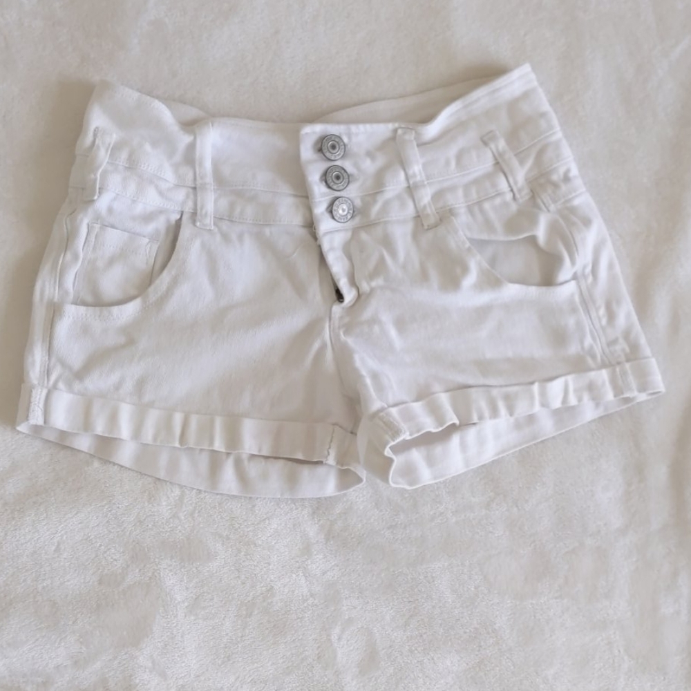 White short shorts